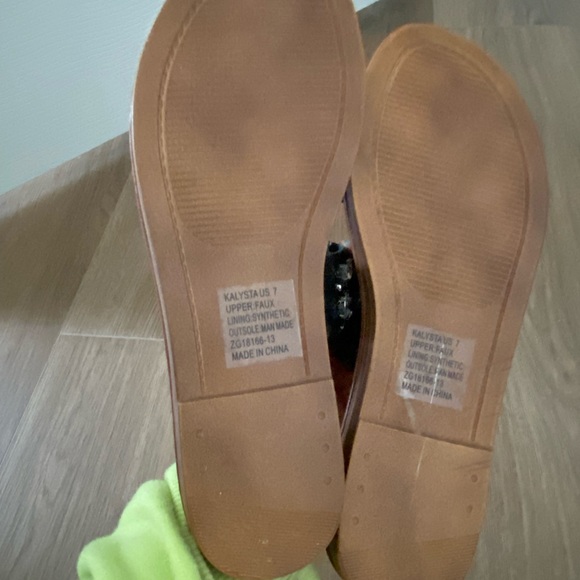 NWOT black rhinestone and stud sandals - Picture 3 of 4